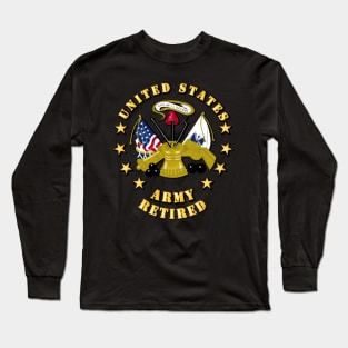 US Army Center - Retired Long Sleeve T-Shirt